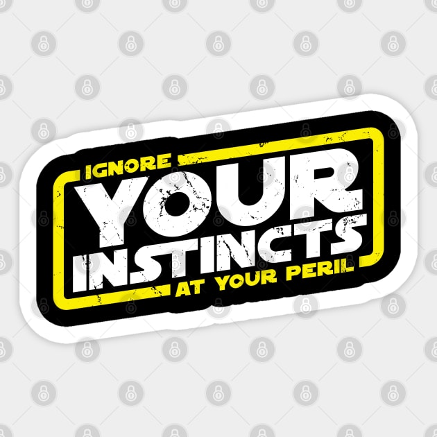 CW S1E9 Your Instincts Sticker by zerobriant